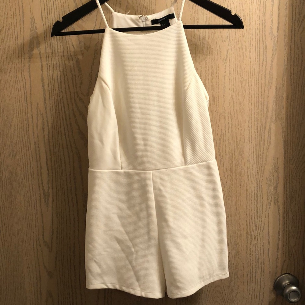 WHITE ROMPER
